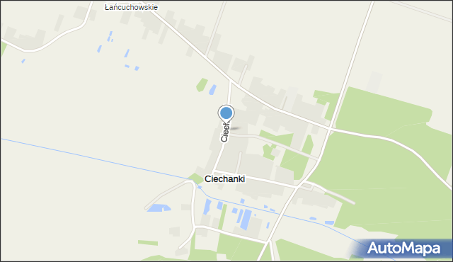 Ciechanki, Ciechanki, mapa Ciechanki