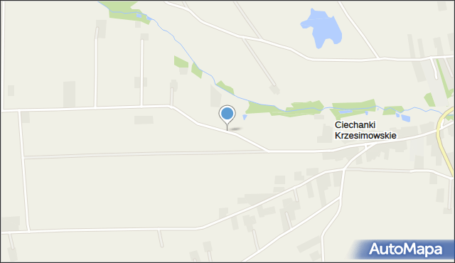 Ciechanki Krzesimowskie, Ciechanki Krzesimowskie, mapa Ciechanki Krzesimowskie