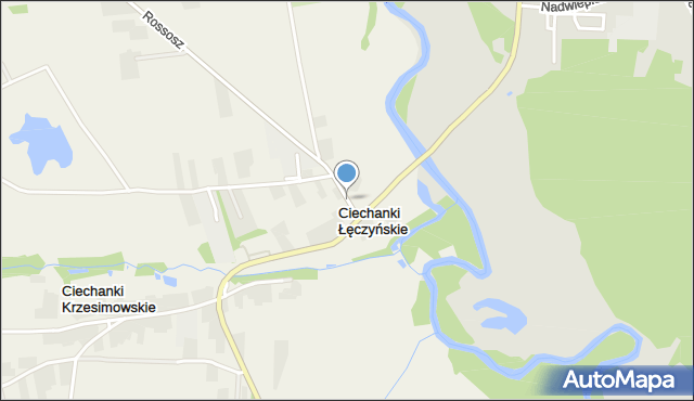 Ciechanki Łęczyńskie, Ciechanki Łęczyńskie, mapa Ciechanki Łęczyńskie