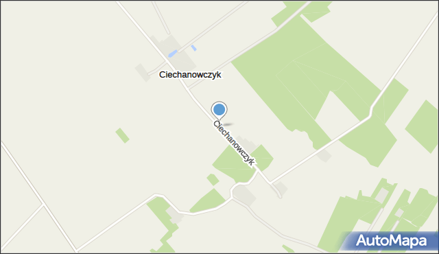 Ciechanowczyk, Ciechanowczyk, mapa Ciechanowczyk