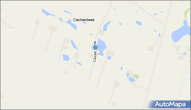 Ciechanówek, Ciechanówek, mapa Ciechanówek