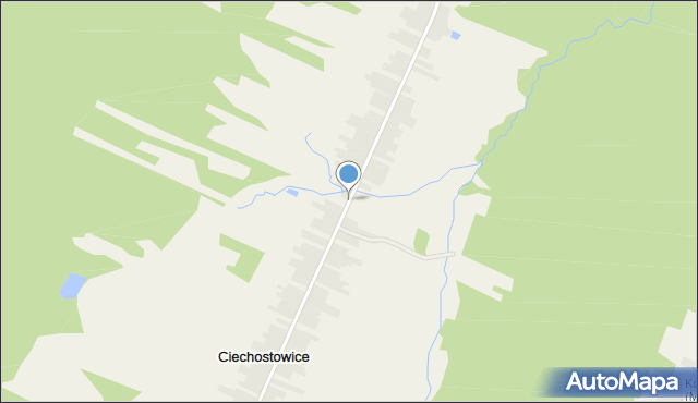 Ciechostowice, Ciechostowice, mapa Ciechostowice