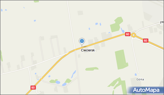 Cieciersk, Cieciersk, mapa Cieciersk