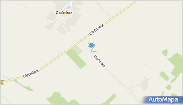 Ciećmierz, Ciećmierz, mapa Ciećmierz