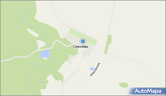 Ciekocinko, Ciekocinko, mapa Ciekocinko