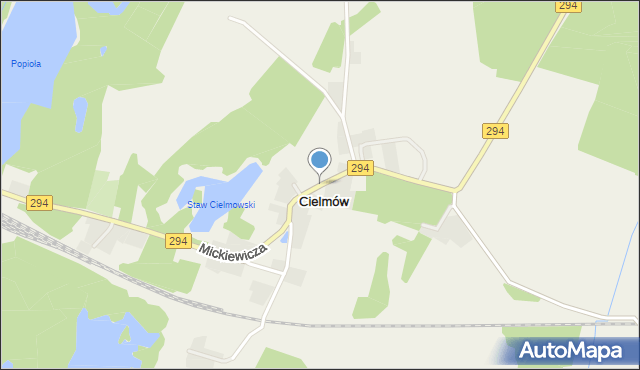 Cielmów, Cielmów, mapa Cielmów