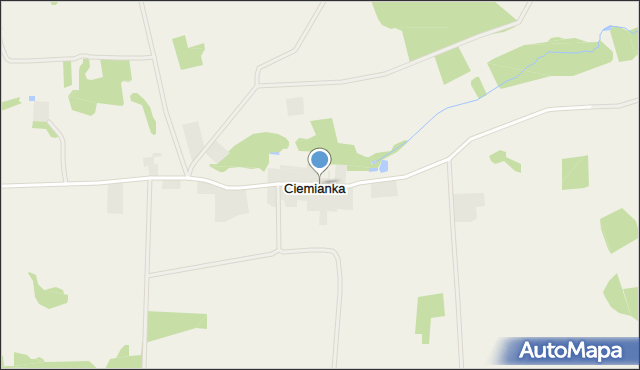 Ciemianka, Ciemianka, mapa Ciemianka