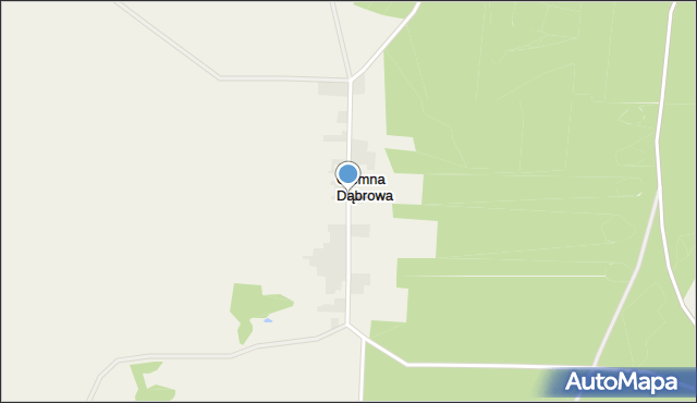 Ciemna Dąbrowa, Ciemna Dąbrowa, mapa Ciemna Dąbrowa