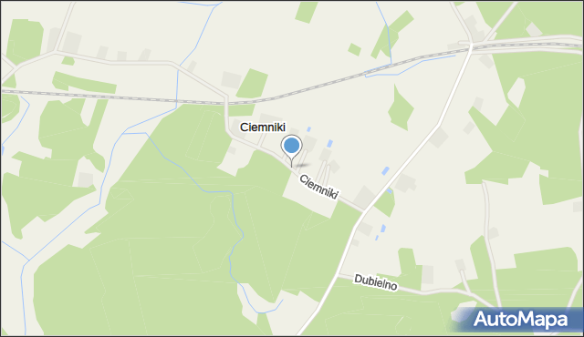 Ciemniki, Ciemniki, mapa Ciemniki