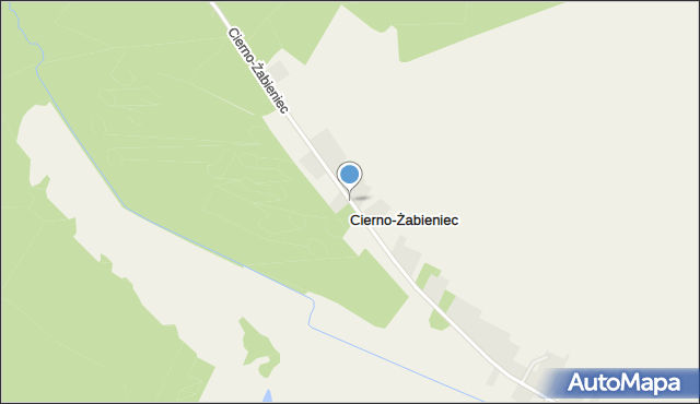 Cierno-Żabieniec, Cierno-Żabieniec, mapa Cierno-Żabieniec