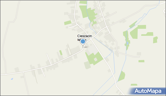 Cieszacin Wielki, Cieszacin Wielki, mapa Cieszacin Wielki