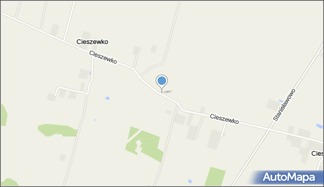 Cieszewko, Cieszewko, mapa Cieszewko