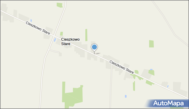 Cieszkowo Stare, Cieszkowo Stare, mapa Cieszkowo Stare