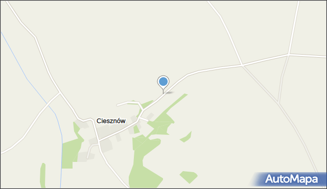 Ciesznów, Ciesznów, mapa Ciesznów