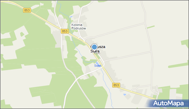 Ciotusza Stara, Ciotusza Stara, mapa Ciotusza Stara