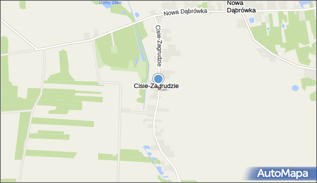 Cisie-Zagrudzie, Cisie-Zagrudzie, mapa Cisie-Zagrudzie