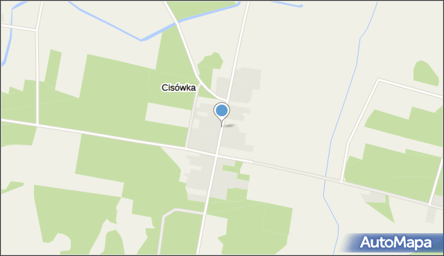 Cisówka gmina Michałowo, Cisówka, mapa Cisówka gmina Michałowo