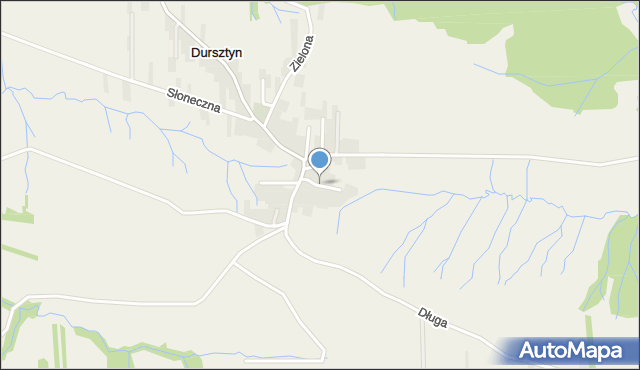 Dursztyn, Cicha, mapa Dursztyn