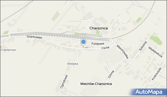 Miechów-Charsznica, Cicha, mapa Miechów-Charsznica
