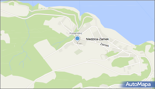 Niedzica-Zamek, Cicha, mapa Niedzica-Zamek