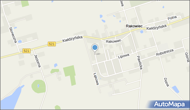 Rakowiec gmina Kwidzyn, Cisowa, mapa Rakowiec gmina Kwidzyn