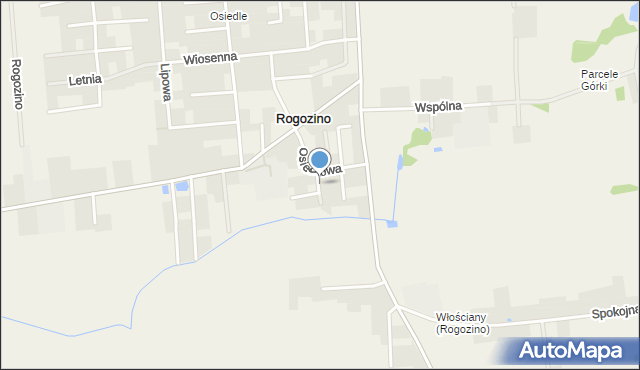 Rogozino, Cicha, mapa Rogozino