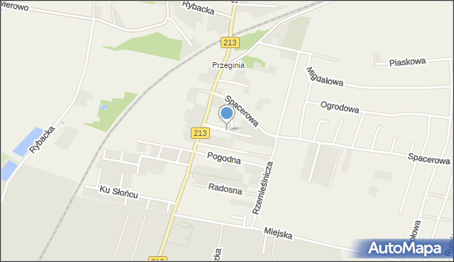 Siemianice gmina Redzikowo, Cicha, mapa Siemianice gmina Redzikowo