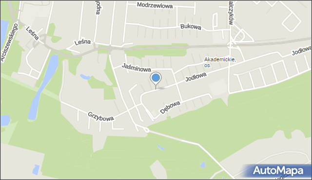 Słupsk, Cisowa, mapa Słupska