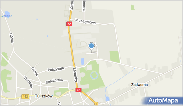 Tuliszków, Cicha, mapa Tuliszków