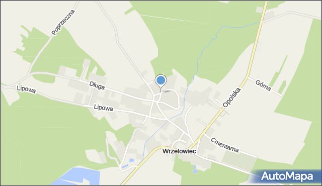 Wrzelowiec, Cicha, mapa Wrzelowiec