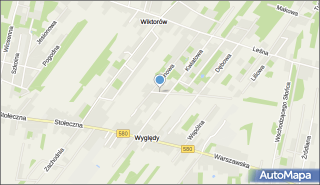 Wyględy, Cisowa, mapa Wyględy