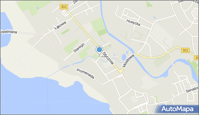 Zbąszyń, Ciświckich, mapa Zbąszyń