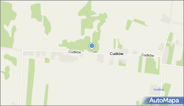 Cudków, Cudków, mapa Cudków