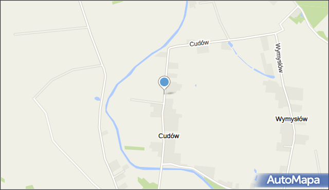 Cudów, Cudów, mapa Cudów