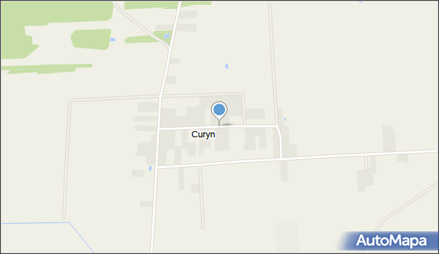 Curyn, Curyn, mapa Curyn