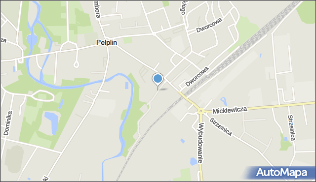 Pelplin, Cukrowników Pelplińskich, mapa Pelplin