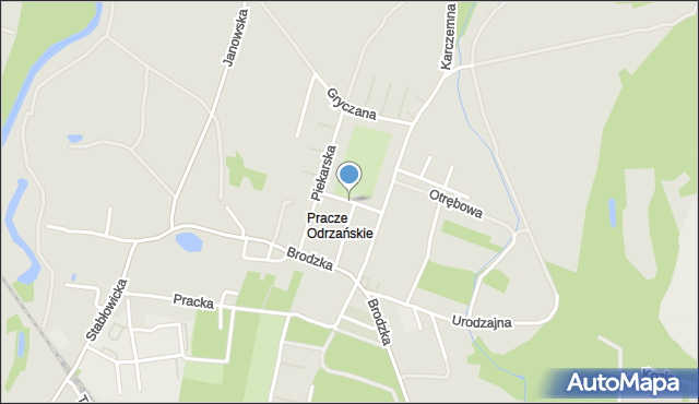 Wrocław, Cukiernicza, mapa Wrocławia