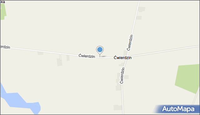 Ćwierdzin, Ćwierdzin, mapa Ćwierdzin