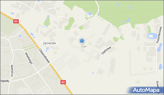 Gajewo gmina Giżycko, Cyprysowa, mapa Gajewo gmina Giżycko