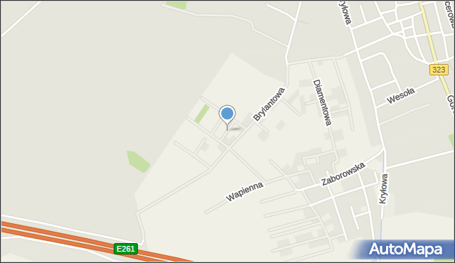 Henrykowo gmina Święciechowa, Cyrkoniowa, mapa Henrykowo gmina Święciechowa