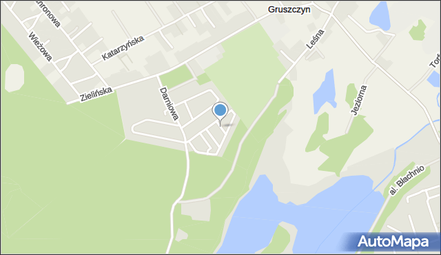 Poznań, Cyraneczki, mapa Poznania