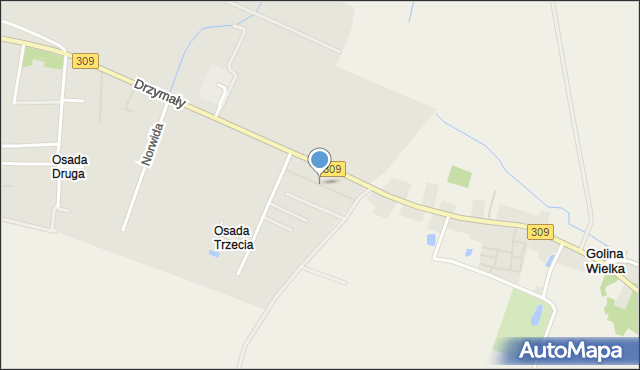 Bojanowo powiat rawicki, Czereśniowa, mapa Bojanowo powiat rawicki