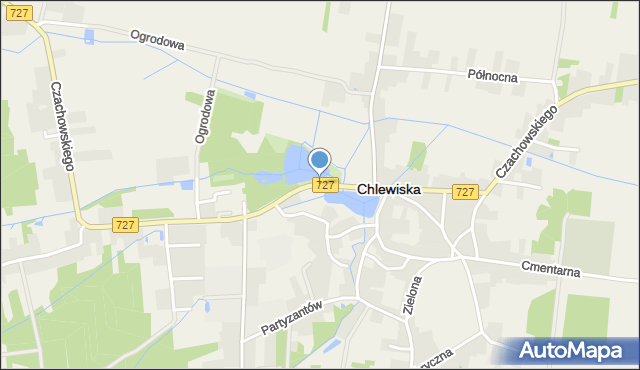 Chlewiska powiat szydłowiecki, Czachowskiego, mapa Chlewiska powiat szydłowiecki