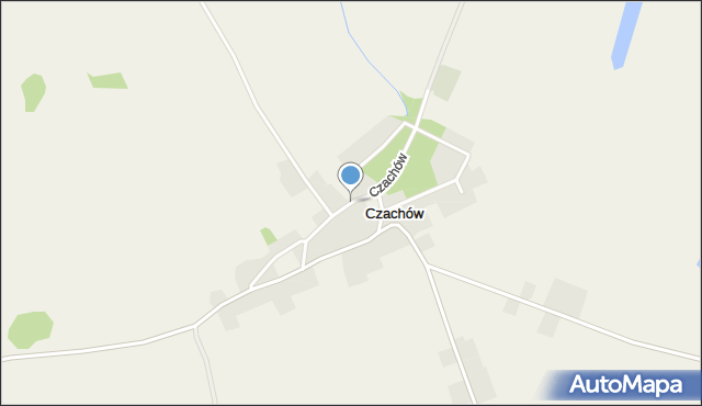 Czachów gmina Cedynia, Czachów, mapa Czachów gmina Cedynia