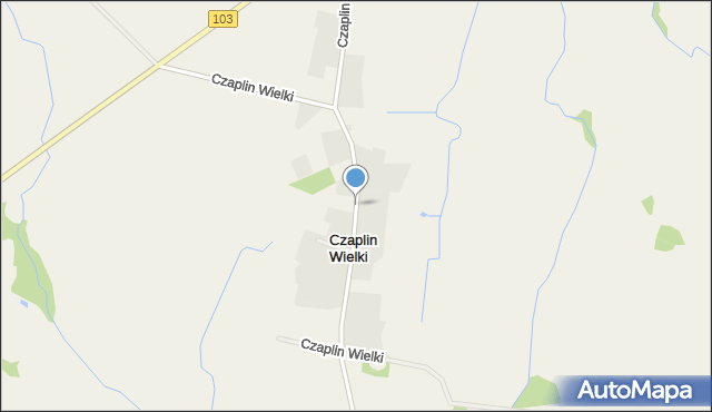 Czaplin Wielki, Czaplin Wielki, mapa Czaplin Wielki