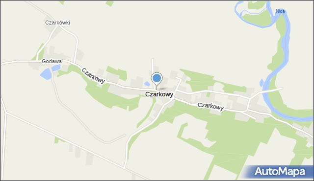 Czarkowy, Czarkowy, mapa Czarkowy