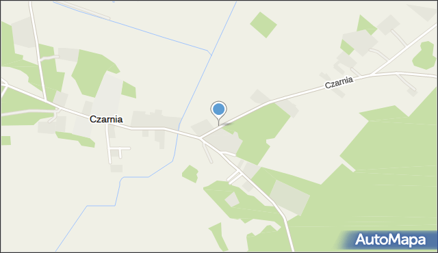 Czarnia powiat ostrołęcki, Czarnia, mapa Czarnia powiat ostrołęcki