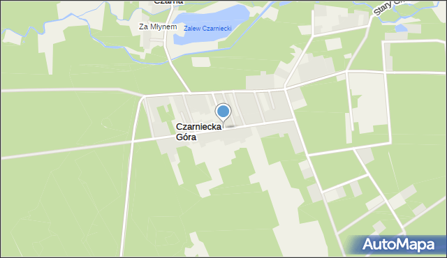 Czarniecka Góra, Czarniecka Góra, mapa Czarniecka Góra