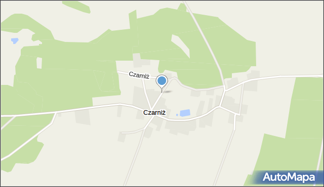 Czarniż, Czarniż, mapa Czarniż