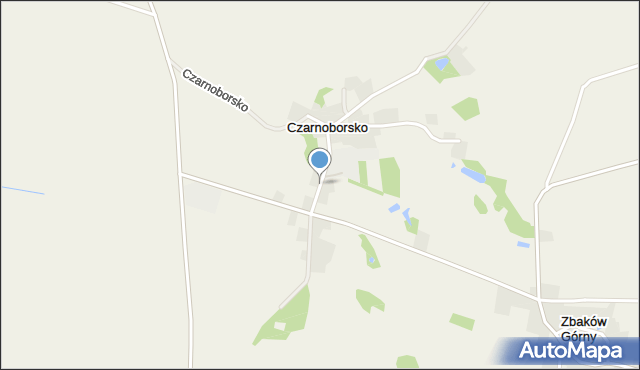 Czarnoborsko, Czarnoborsko, mapa Czarnoborsko